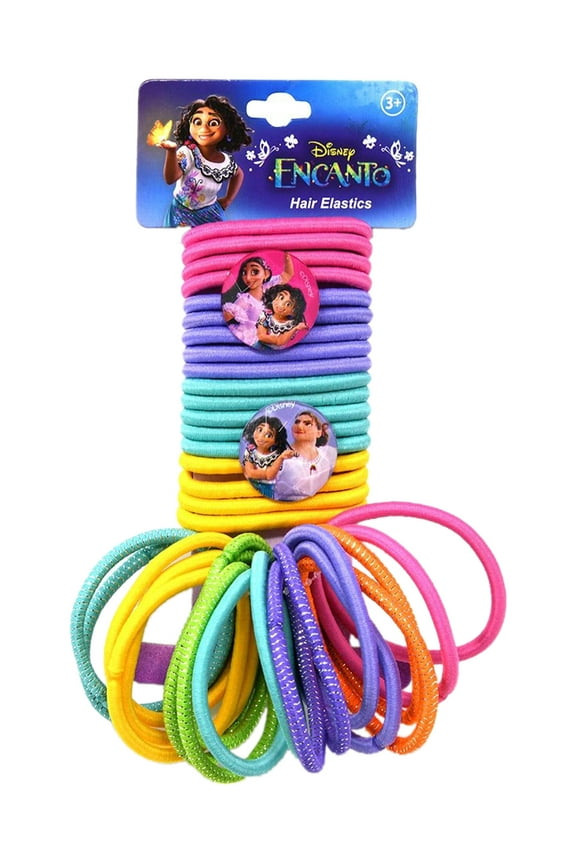 Girls Disney Encanto Hair Elastic Ponies Ties Madrigal Family 36 Pack