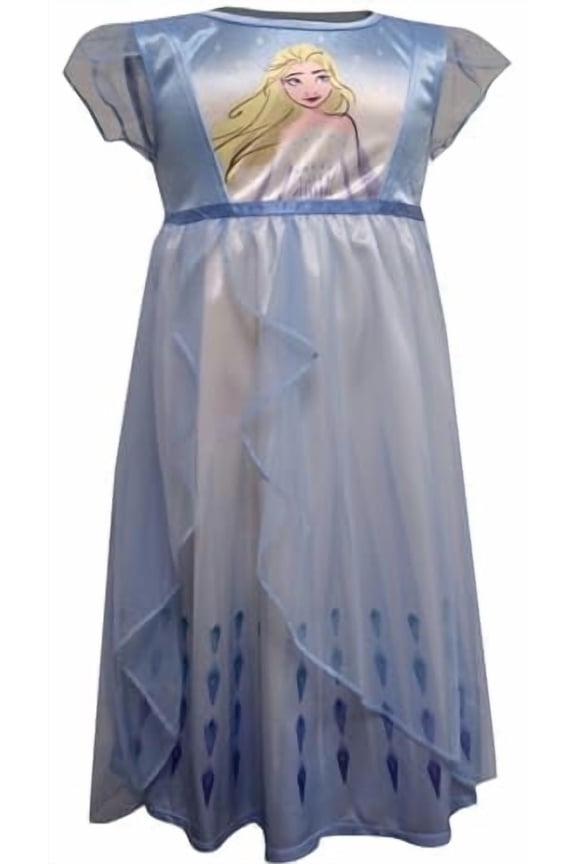 Girls Disney Frozen Elsa Magical Dress Up Toddler Nightgown - Sizes 4T