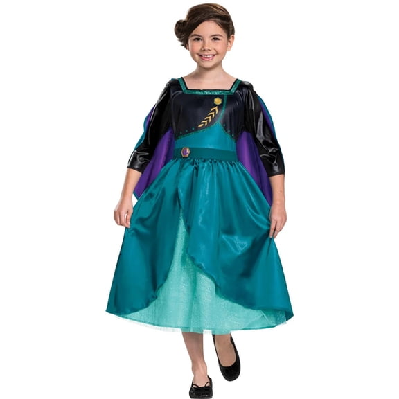 Girls' Disney Frozen II Anna S.E.A Classic Costume by Disguise- Size 4-6x