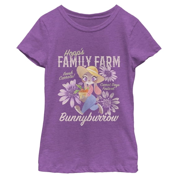Girls Disney Hopp's Family Farm T Shirt
