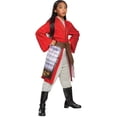 thumbnail image 1 of Girls' Disney Mulan Hero Red Dress Deluxe Costume by Disguise - Size 5-6, 1 of 3