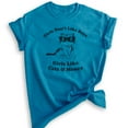 thumbnail image 1 of Girls Don't Like Boys Girls Like Cats and Money T-shirt, Unisex Women's Shirt, Cat Shirt, Heather Blue, Medium, 1 of 6