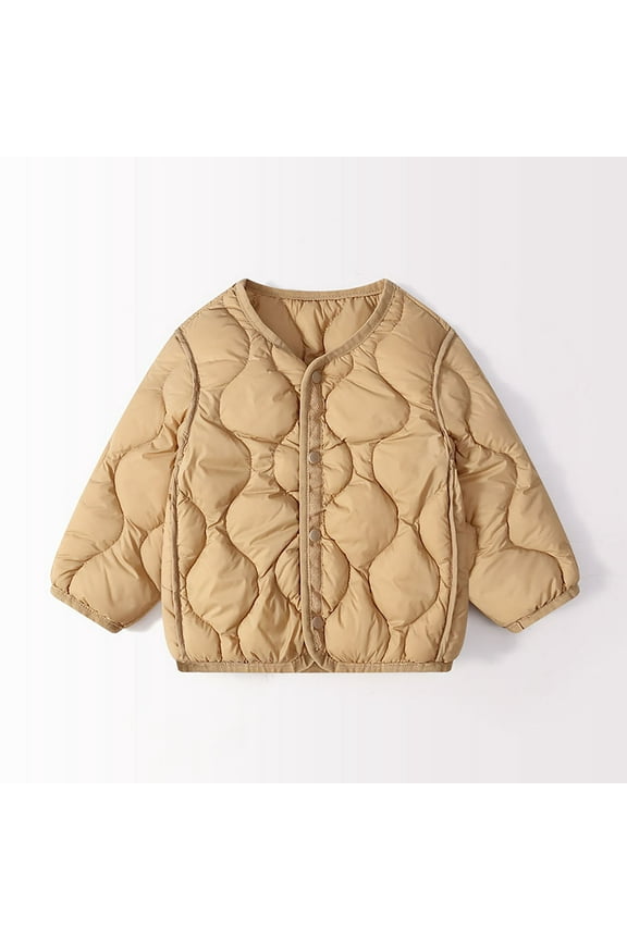 Girls Down Jacket for Children - 2024 New Korean Style Lightweight Eiderdown Coat for Kids - Winter Outerwear for Boys and Girls