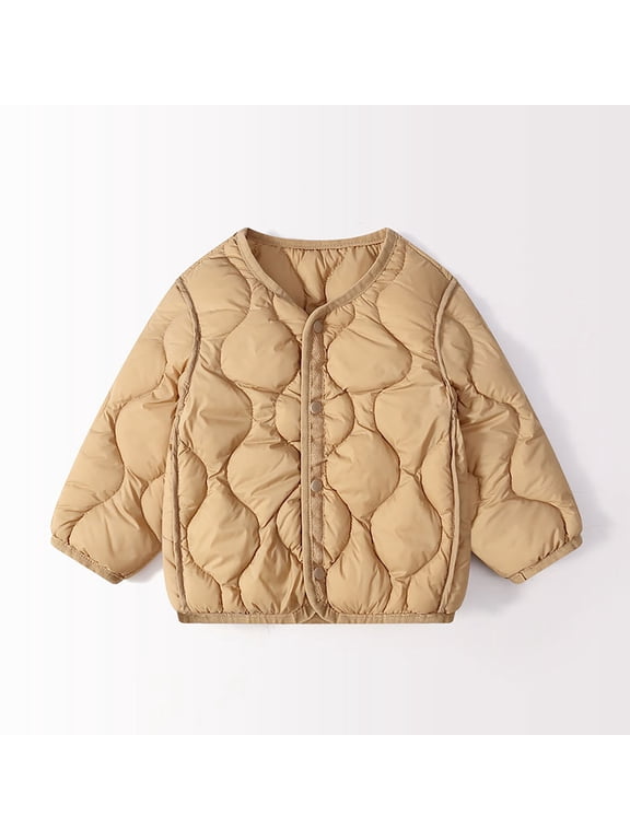 Girls Down Jacket for Children - 2024 New Korean Style Lightweight Eiderdown Coat for Kids - Winter Outerwear for Boys and Girls