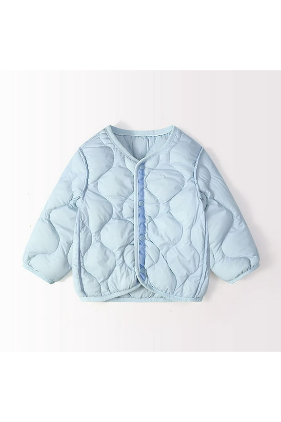 Girls Down Jacket for Children - 2024 New Korean Style Lightweight Eiderdown Coat for Kids - Winter Outerwear for Boys and Girls