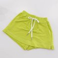 thumbnail image 1 of Girls Drawstring High Waisted A Line Mini Skirt Skort Casual Trendy Shorts, 1 of 3