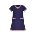 thumbnail image 1 of Girls Dress Back School Navy Blue School Uniform Short Sleeve 6 Years, 1 of 5