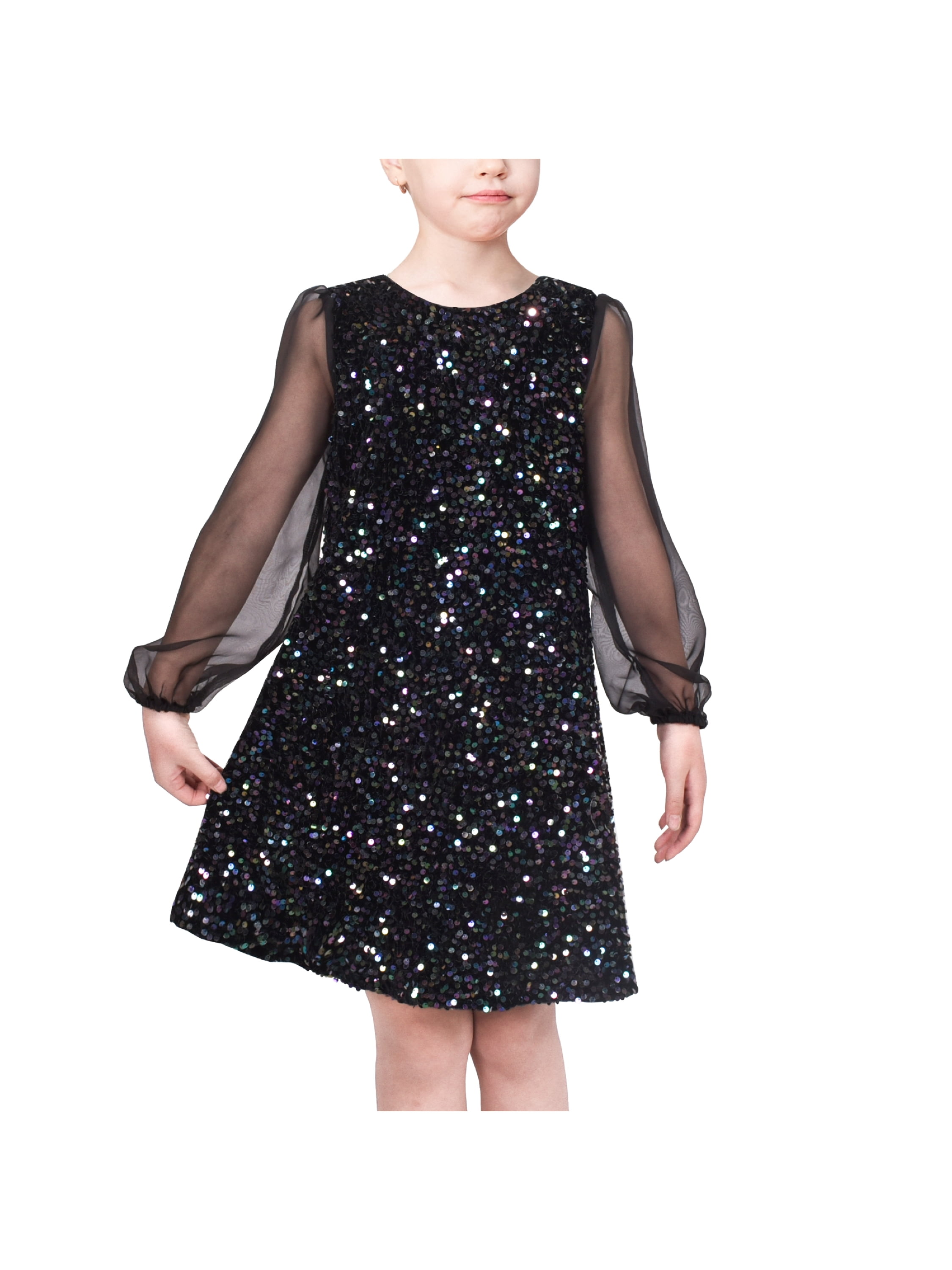 girls black sequin dress Black Lace Sleeveless Maxi Dress - Women's Event Dresses main image 1