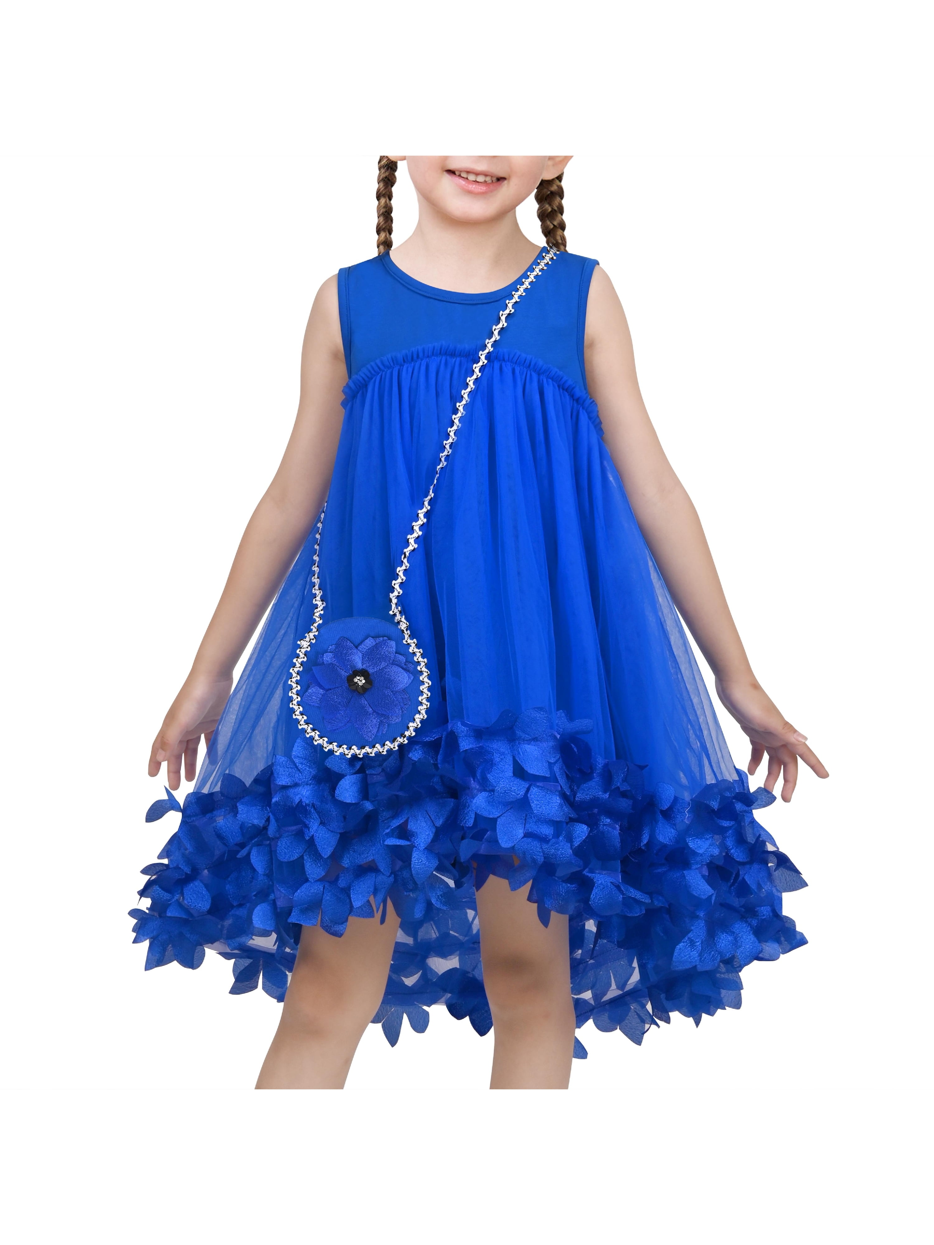 Robe Fille ZOEY DRESS Taille 5 Rouge Rose - Très Jolie Robe D'été, Occasion Très Bon état