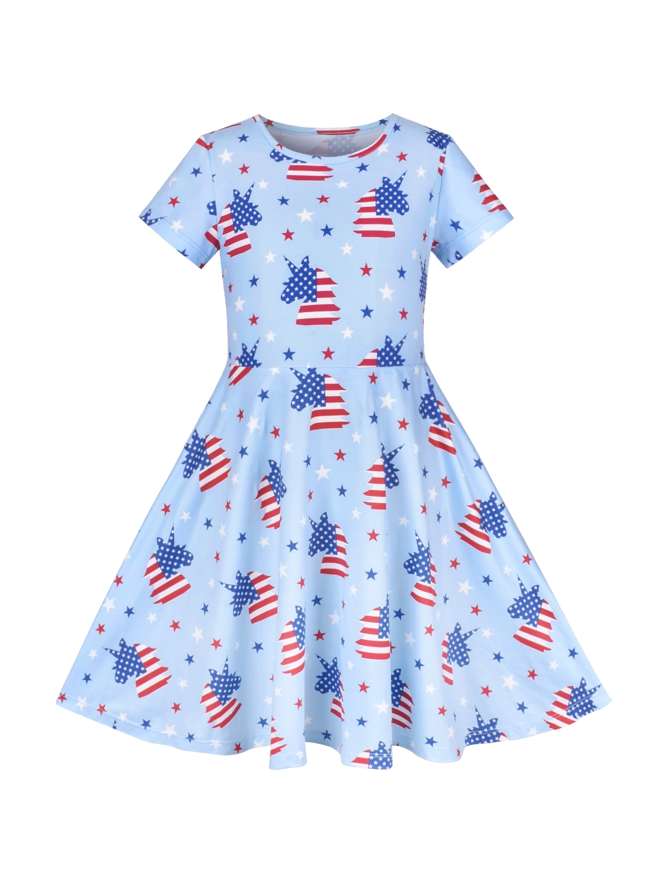 blue unicorn dress Moonbun Premium Unicorn Dress(Size 2T)