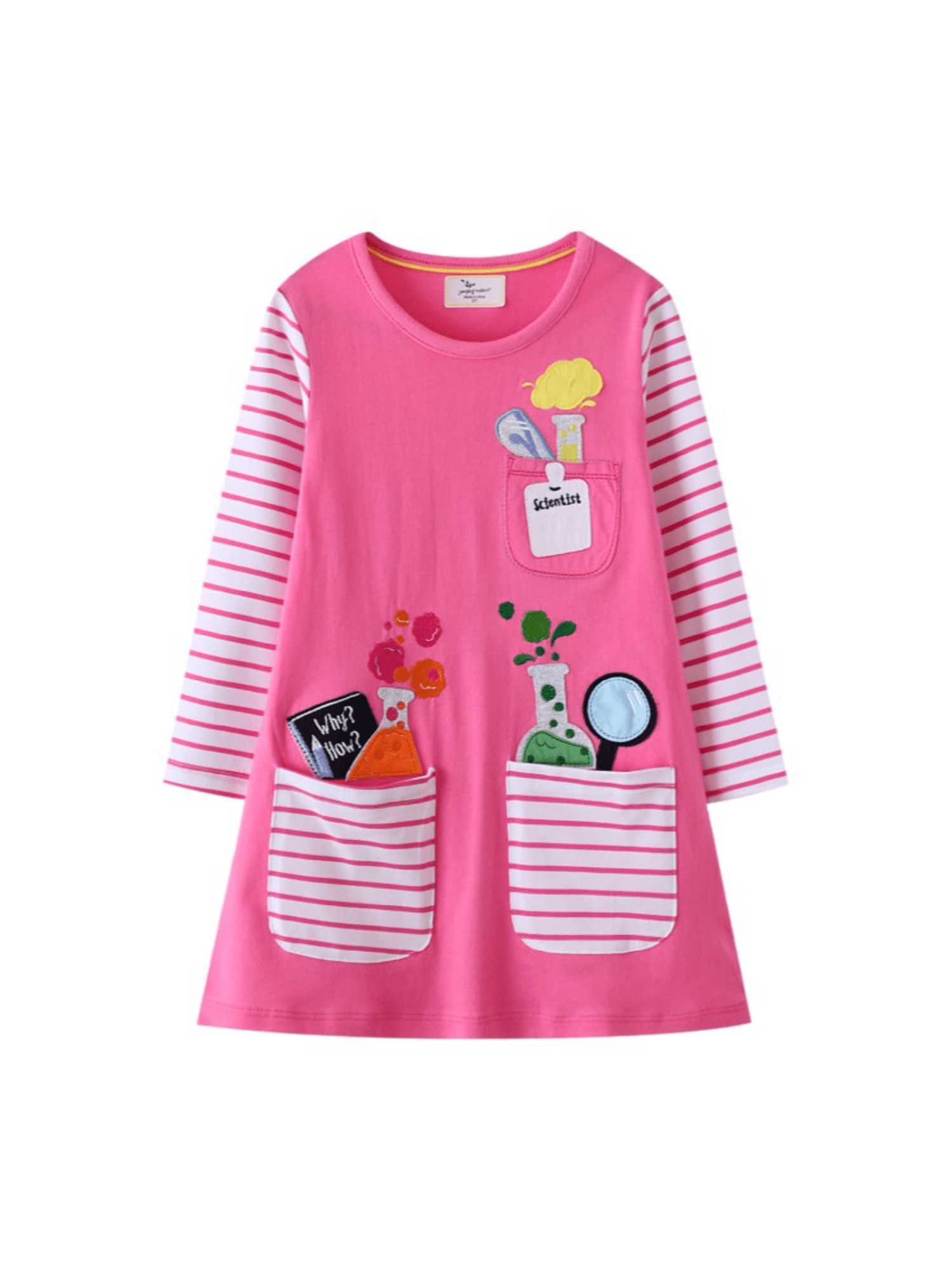 Girls Dress Casual Long Sleeve 100 Cotton Clothes for Toddler Kids