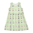 thumbnail image 1 of Girls Dress Christmas Angel Dog Sleeveless Dress for Girls Hem A-Line Casual Sundress, 1 of 7