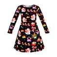 thumbnail image 1 of Girls Dress Christmas Santa Xmas Tree Jingle Bell 3, 1 of 5