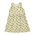 thumbnail image 1 of Girls Dress Christmas Tree Polka Dots Sleeveless Dress for Girls Hem A-Line Casual Sundress, 1 of 7