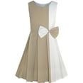 thumbnail image 1 of Girls Dress Color Block Contrast Bow Tie Everyday Party 4 Years, 1 of 6