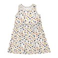 thumbnail image 1 of Girls Dress Dog Paw Sleeveless Dress for Girls Hem A-Line Casual Sundress, 1 of 7