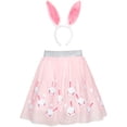 thumbnail image 1 of Sunny Fashion Girls Dress Easter Egg Hunter Bunny Skirt Rabbit Bunny Headband 6 Years, 1 of 6