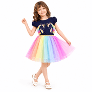 Unicorn Rainbow Dresses for Girls