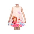 thumbnail image 1 of Girls Dress Pink Birthday Balloon Love Heart Casual Sleeveless Dress 4 Years, 1 of 7