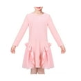 thumbnail image 1 of Girls Dress Pink Knit Plaid Ruffle Casual Warm Sweater Long Sleeve 12 Years, 1 of 7