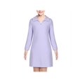 thumbnail image 1 of Girls Dress Purple Rib Knit Mock Turtleneck Straight Long Sleeve Winter 7 Years, 1 of 7