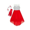thumbnail image 1 of Girls Dress Red Hi-low Magic Wand Princess Crown Dress Up Costume 12 Years, 1 of 5