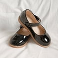 thumbnail image 1 of Girls Dress Shoes Loafers Mary Jane Flats Thick Non- Sole Shoe, 1 of 5