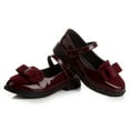 thumbnail image 1 of Girls Dress Shoes Toddler Princess Shoes Flats School Shoes with Bow Little Girl Flats Mary Jane Low Heels for Party Wedding, 1 of 5