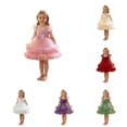 thumbnail image 1 of Girls Dress Short Sleeve Bowknot Layered Tutu Skirt Elegant Gown Airy Mesh Tulle for Party Dress Set, 1 of 5