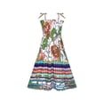 thumbnail image 1 of Girls Dress Smocked Summer Beach Holiday Maxi Dress 7 Years, 1 of 5