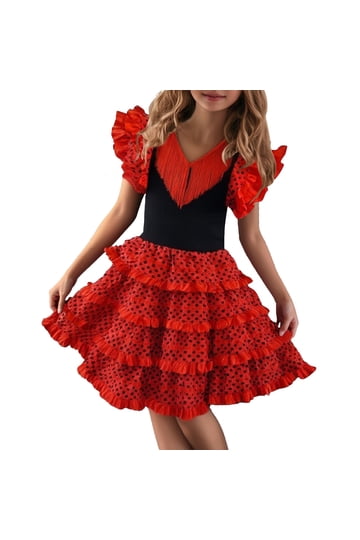 chinese dress ladies Gloriosa Blue Flamenco Dress
