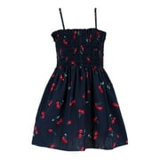 Girls Dress Toddler Baby Kids Girls Sleeveless Summer Print Dresses Casual Clothes Daily Wear Party Clothes Cute Elegant Girl Outfits Red 4 Years-5 Years