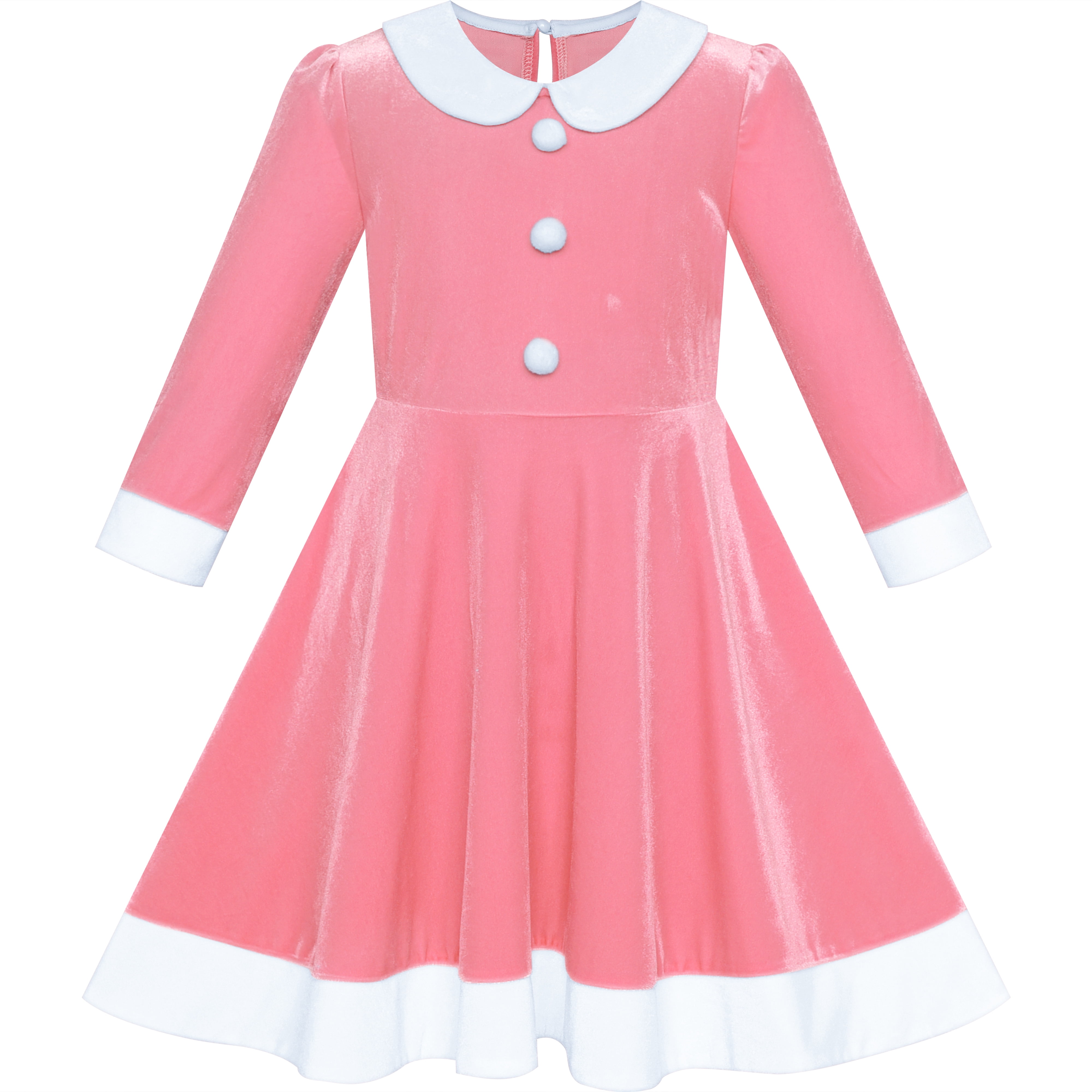 French Toast Girls' Sparkle & Tutu Long Sleeve Party Dress - View #5