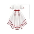 thumbnail image 1 of Girls Dress White Halloween Square Collar Layer Skirt Puff Short Sleeve 5 Years, 1 of 6