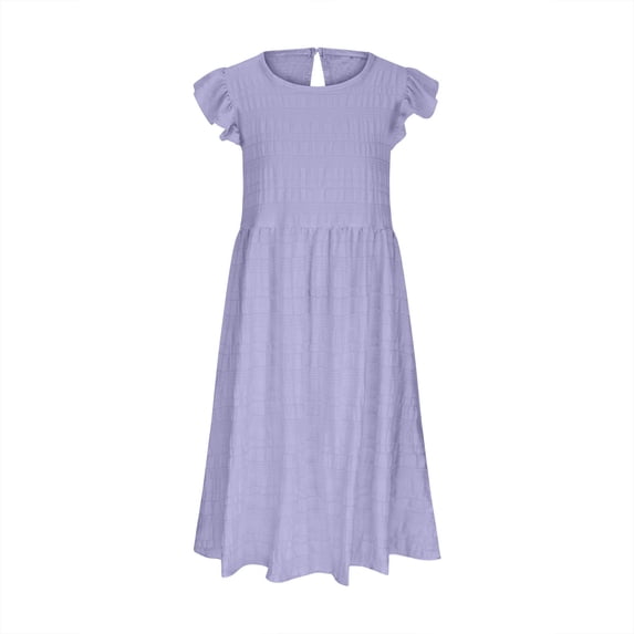 Girls Dresses 14-16 Years elastic Waist Lightweight and Breezy Design Clothes Set