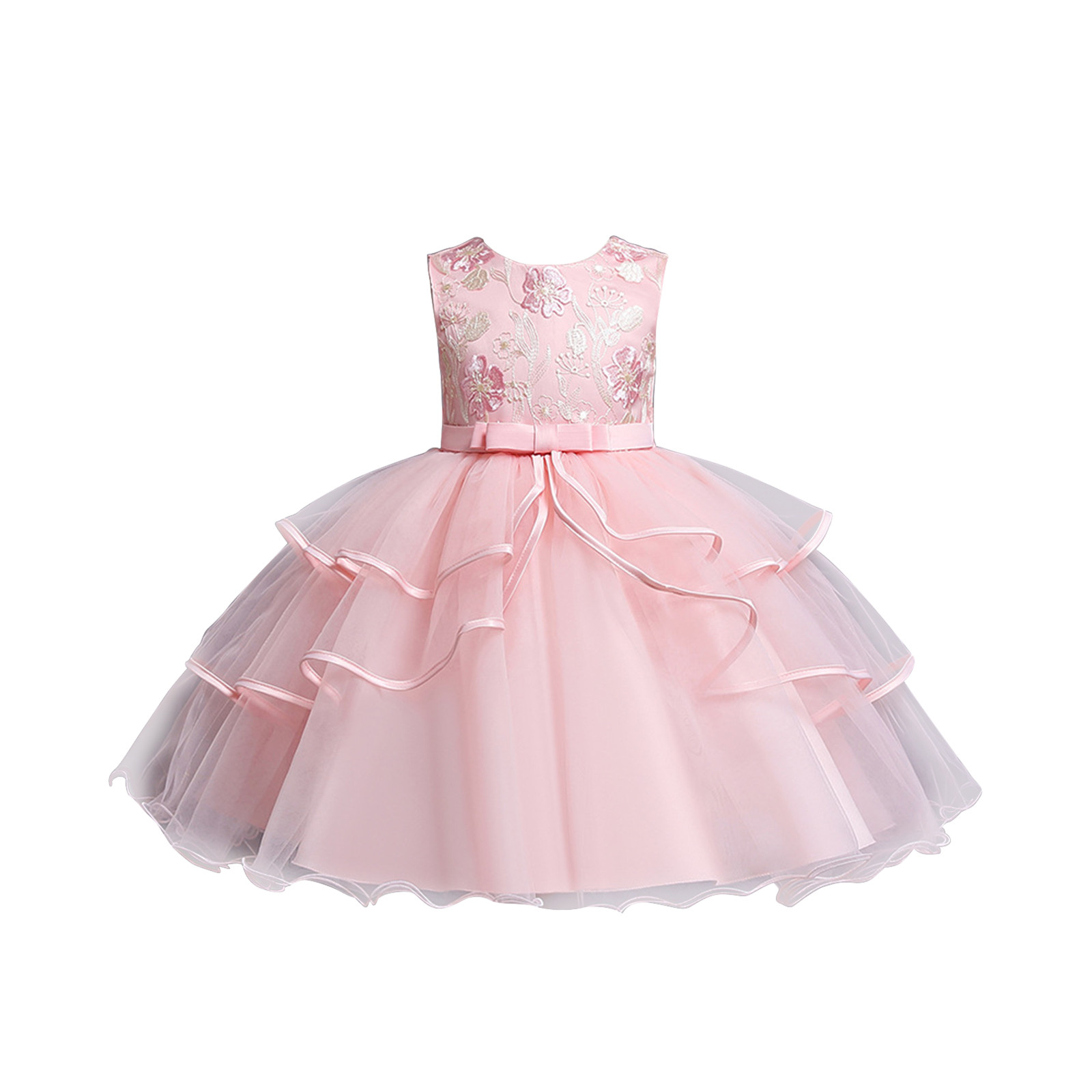 Girls Dresses 9-10 Years A-Line Kids Baby Spring Summer Print ...