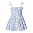 thumbnail image 1 of Girls Dresses Baby Dresses Casual Sleeveless Strap Beach Kids Summer Toddler Girls Clothes Girls Dress&Skirt 5 Years-6 Years, 1 of 2