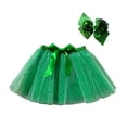 thumbnail image 1 of Girls' Dresses Child Kids Dance Party Mesh Tutu Skirt Ballet Skirts with Hairclip Set Princess Dress Size 9 Y-11 Y, 1 of 5