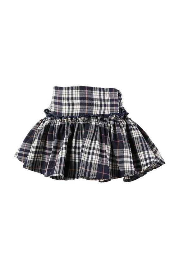 Girls Dresses Children's Preppy Fashion Personality Full Skirt Kids Outfits