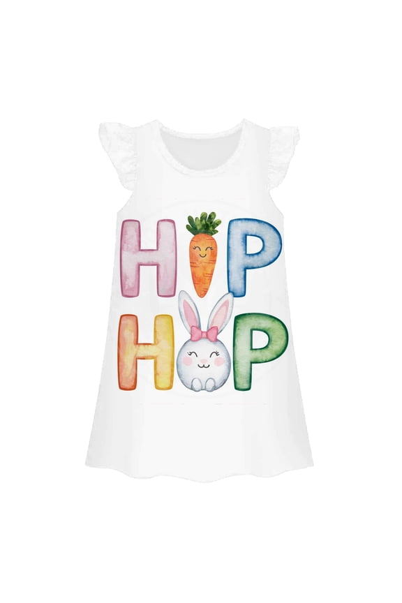 Girls Dresses Fashion Cute Print Princess Gown Casual Wear Cute Kids Clothes