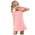 thumbnail image 1 of Girls' Dresses Fashion Toddler Kids Baby Summer Cotton Sleeveless Kids Casual Beach Dress 12 Months-18 Months, 1 of 8