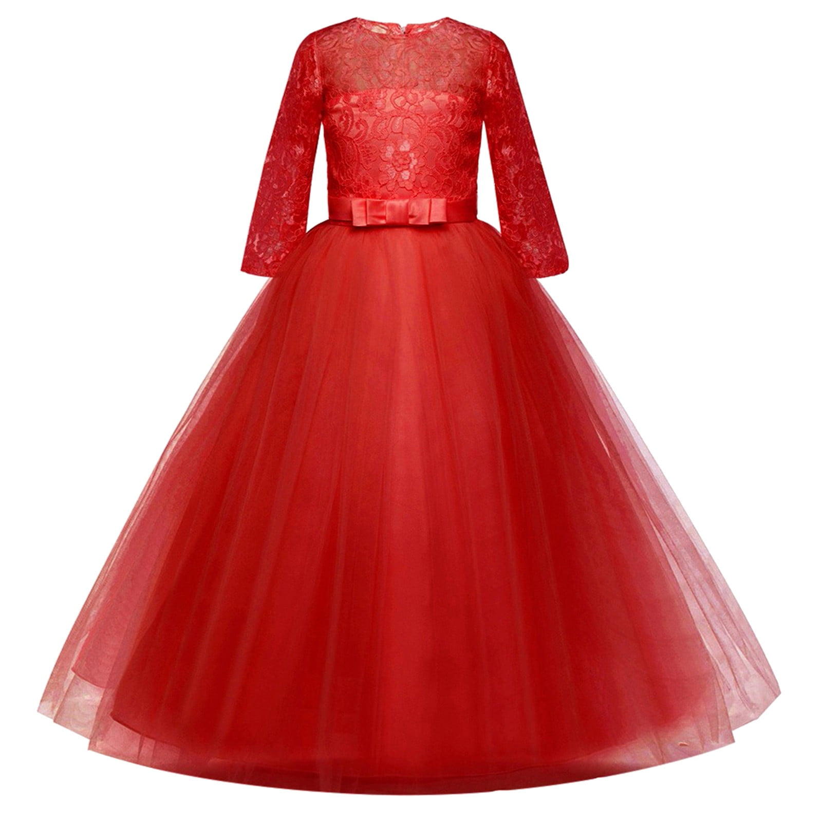 Party Girls Dress Tulle Puffy Skirt Girls Birthday Party Pageant Gown main image 0