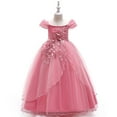 thumbnail image 1 of Girls Dresses Girls Flower Girl Dress Sleeveless Tulle Dress Tea Party Dresses for Girls Pink Dress Girl Kids Holiday Dresses Birthday Dress 4-5 Years, 1 of 8