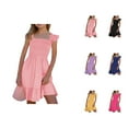 thumbnail image 1 of Girls Dresses Girls Formal Dresses Girls Summer Dresses Smocked Sleeveless With Pockets, 1 of 6