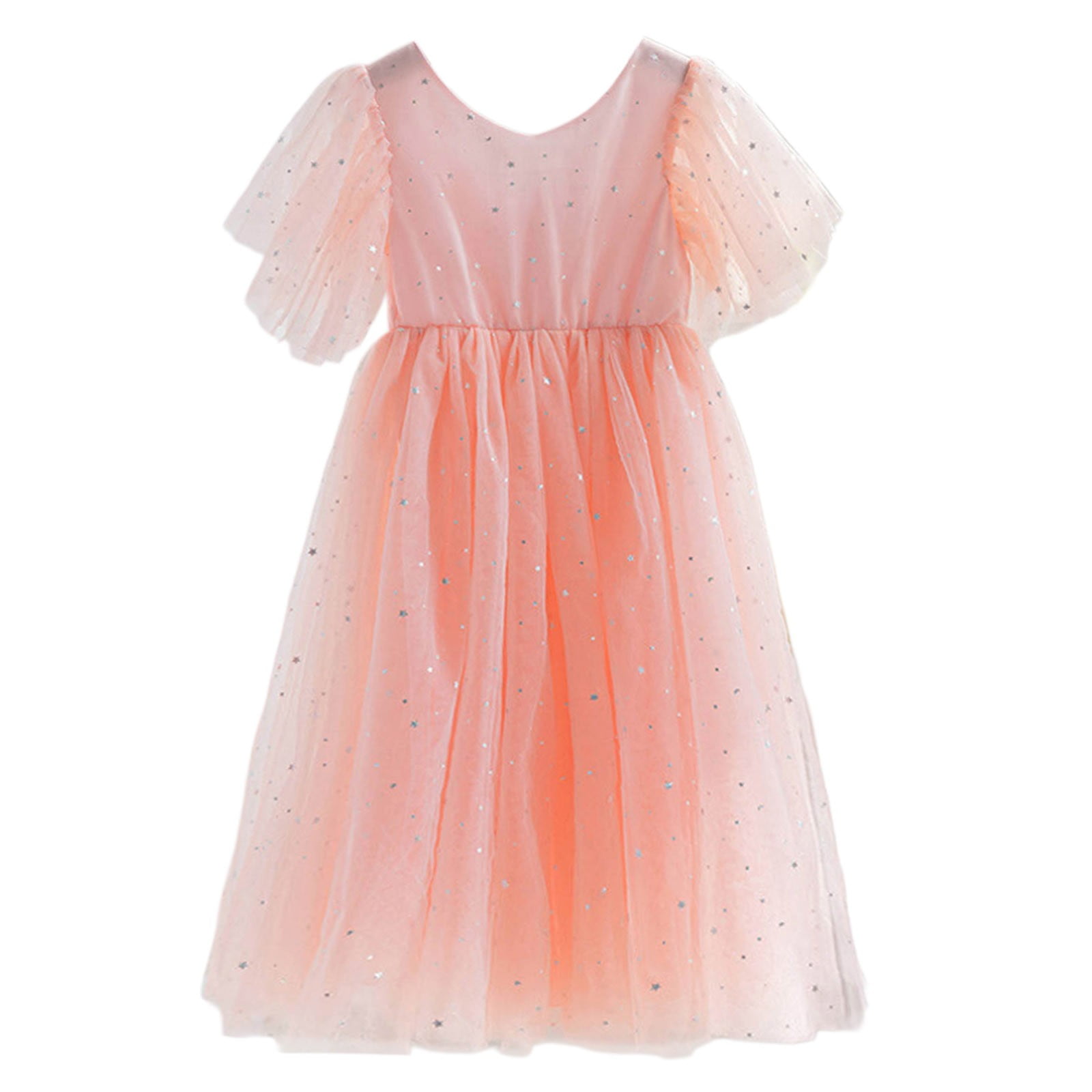 Girls' Dresses Kids Mesh Formal Fashion Dress Stylish Party Leisure Spring  Summer Toddler Dress Pink 8 Years-9 Years - Walmart.com