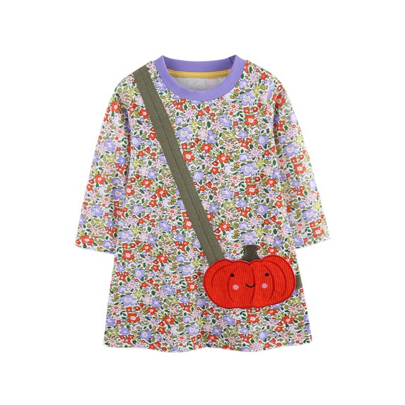 Girls Dresses Kids Toddler Princess Dress Little Girls Casual Dress Wedding Bridesmaid Flower Girl Festive Party Birthday Tutu Christmas Halloween Evening Dresses Multicolor 4-5 Years