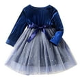thumbnail image 1 of Girls Dresses Long Sleeve Lace Princess Dance Party Lace Clothes Girls Boho Dresses,Size 18 Months-24 Months, 1 of 6