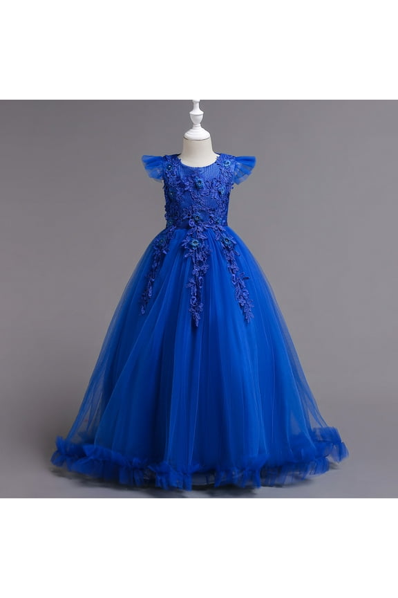 Girls Dresses Size 14-16 with Sleeves Summer Dress Puff Sleeve V Neck Dresses Dresses for Kids Spring Summer Dresses Sleeve A-Line with Belted Pockets Vestido De NiñA Para Fiesta 7 Years