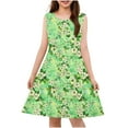 thumbnail image 1 of Girls' Dresses Size 14-16 Summer Short Sleeve Dress Cute Ruffle Crew Neck Dresses Baby Girl Dresses 0-3 Months Pageant Birthday Party formal Dress Vestidos Para Fiestas My Orders 5 Years, 1 of 1