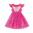 thumbnail image 1 of Girls Dresses Size 5 Tutu Dress Summer Ruffle Sleeveless Mesh Tunic Baby Girl Fashion Party Birthday Princess Dresses,Pink,2-3 Years, 1 of 5